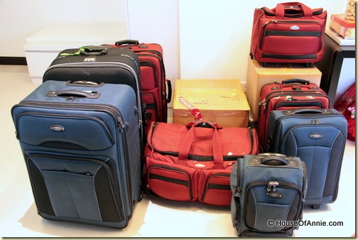 Bags are packed Bags are packed