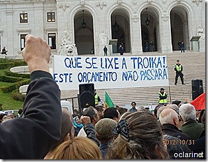 Na rua ate o governo ir embora. Nov 2012