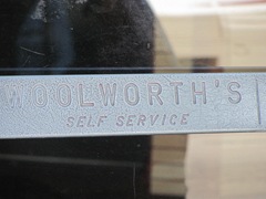 Florida old woolworths door sign