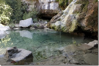 L'oasis de Gornies, toujours en eau même l'été. L'oasis de Gornies, toujours en eau même l'été.