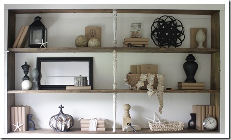 Decorated Shelves