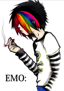 c0 Stop Emo Hate , from glogster.com