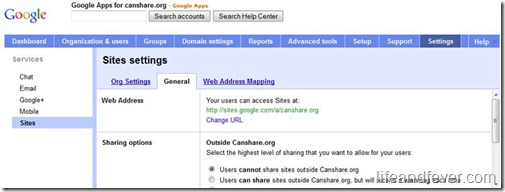 Another blog or Google site