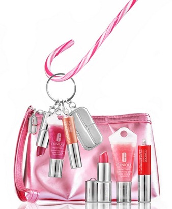 CLINIQUE Lips to Go Set  lipstck Superbalm long wear lip gloss S$39