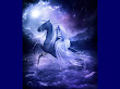 Girl On A Horse In Moonlight