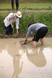 大矩を使って90度を正確にだす。