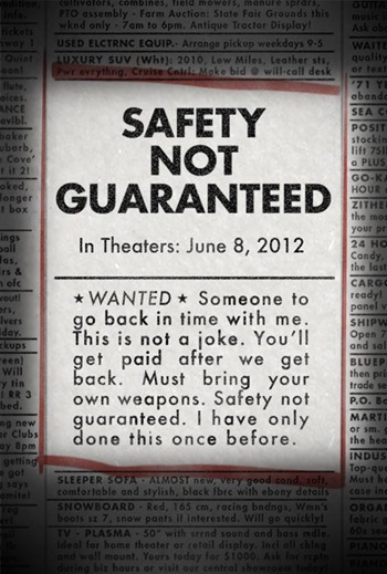 safety not guaranteed poster