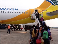 Our Cebu Pacific Flight to SG in July 2012