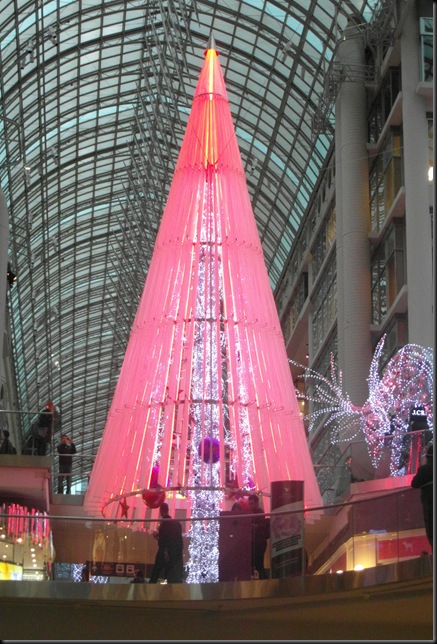 Xmas lights at Eaton Centre