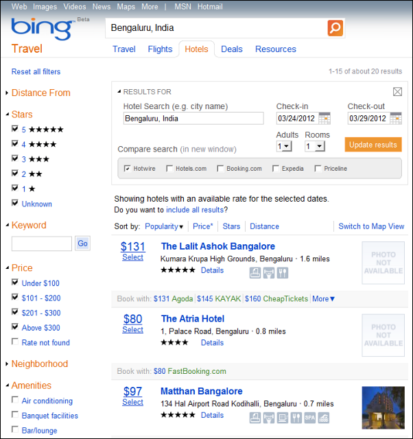 Bing Travel The Most Overlooked Flight Search and Comparison Service