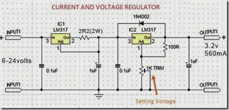 Rangkaian Driver LED Luxeon 3,2 Volt - CaraTekno