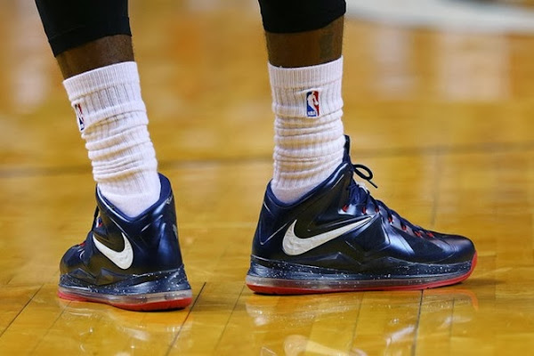 James Sticking with LeBron X Debuts Hoops for Troops PEs