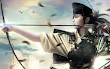 Archer Samurai And Birds