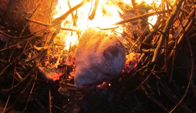 Gefäß im Feuer
