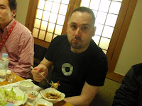 Proof he ate something other than champagne and pizza.