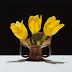 Object: 19682 - Il turbanti gialli - 40 x 40 cm - € 4775,=