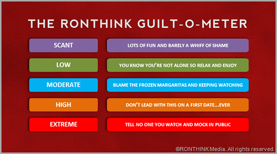 How guilty do you feel about your TV pleasures? How guilty do you feel about your TV pleasures?