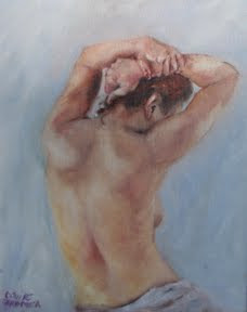 Rug Olieverf op linnen 40x50