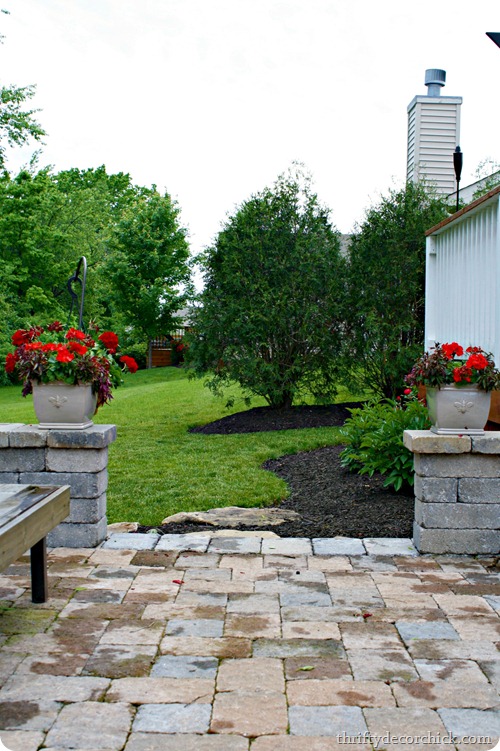 stone patio