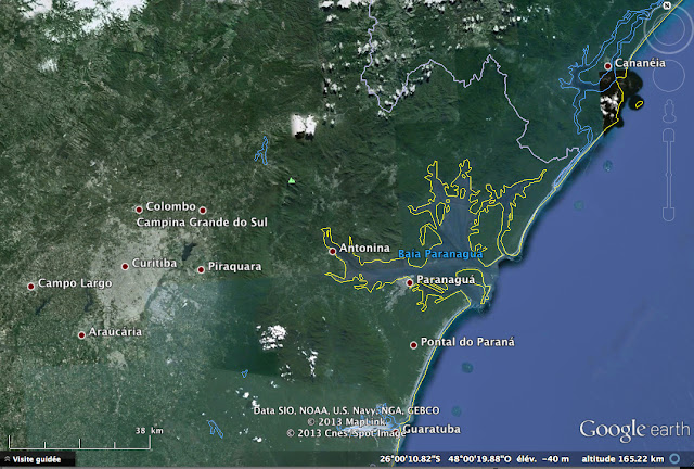 Le Paraná entre Curitiba et l'Océan atlantique