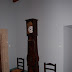 Rellotge a la sala de fusta