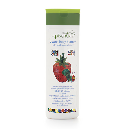 With organic ingredients like aloe vera and avocado, Snuggly Lotion keeps baby's skin soft and moisturized.