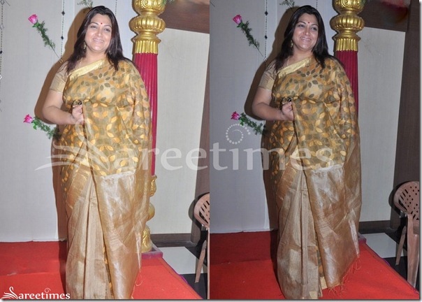 Kushboo_Gold_Silk_Saree