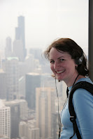 Kristy doing the audio tour