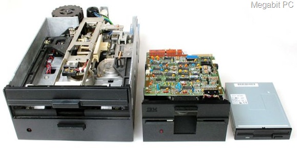 Unidades de disquetes de 8, 5 y 3 pulgadas