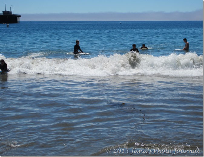 Boogie Boarding at Avila Beach Boogie Boarding at Avila Beach