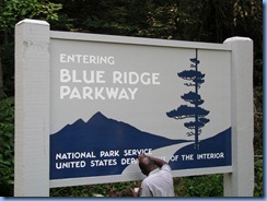 0506 North Carolina, Blue Ridge Parkway sign
