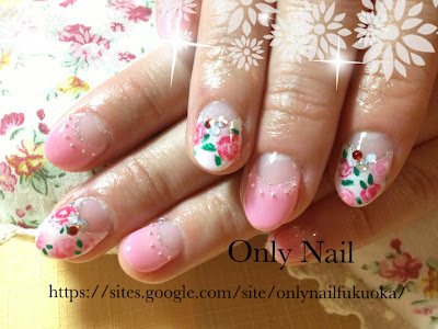 バラのアートネイル