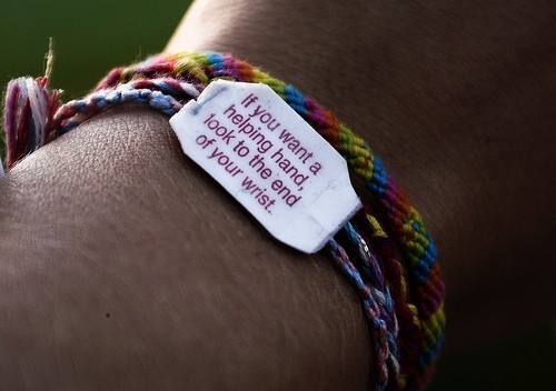 if_you_want_a_helping_hand_look_to_the_end_of_your_wrist_so_let_us_live_our_lives_without_a_doubt_inspiring_photography_quote_quote