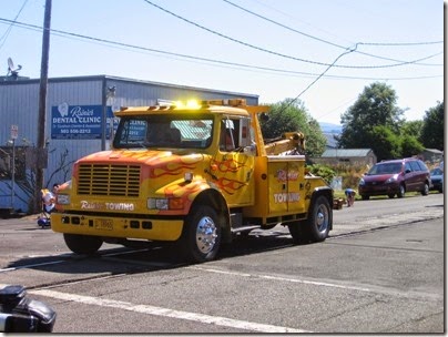 IMG_1759 Rainier Towing International 4000-Series Tow Truck in the Rainier Days in the Park Parade on July 12, 2008 in the Rainier Days in the Park Parade on July 12, 2008