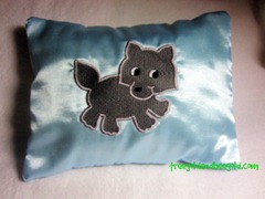 Nightmare Protection Embroidered Wolf Cub Aromatherapy Sleep Pillow Nightmare Protection Embroidered Wolf Cub Herbal Sleep Pillow