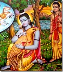 Lakshmana and Rama with Jatayu