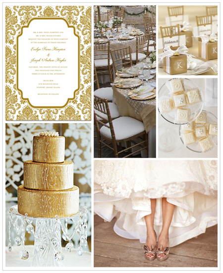 Semplicmente Perfetto Wedding White Gold Xmans Inspiration Board