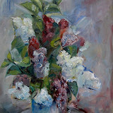 Muttertagsgruß. Öl auf Leinwand. 50x70 cm. Copyright 2008 by O.Weinreich