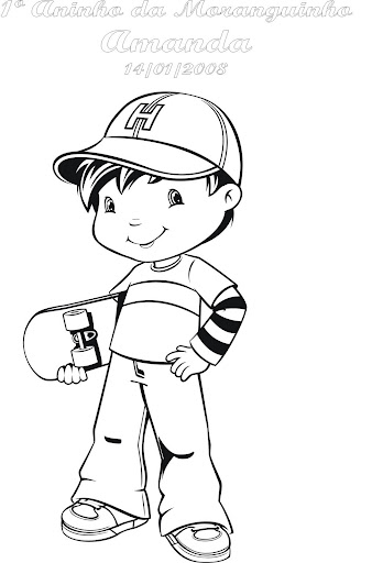 desenho colorir menino pretoebranco jpg