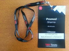 TEDxToronto ambassador badge 2013