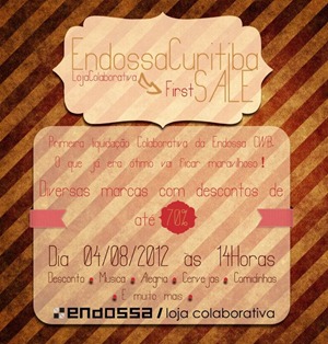 Liquidação Colaborativa na Endossa Curitiba com até 70% OFF liquidacao endossa curitiba sale