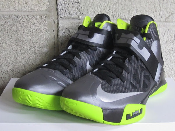 New Nike Zoom Soldier VI 8211 Cool GreyAtomic GreenBlack