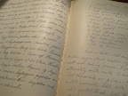 On the inside, there were recipes written in what Bonnie believes to be Swedish first and then English.