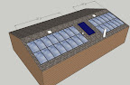 Conceptual design of 4.9 kilowatt solar array near Napanee under the microFit program.