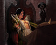 Lady Writing Blood