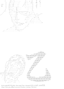 [AA]モントゥトゥユピー「よォ・・・・てめェか？」 （HUNTER×HUNTER）