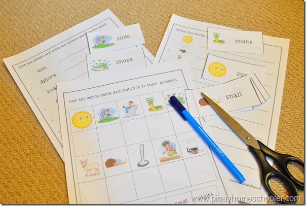 FREE Sheets of Spelling Letter Sounds ‘s,a,t’