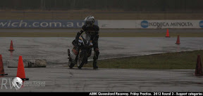 ASBK Queensland Raceway. Friday Practice.  2012 Round 3 - Support categories