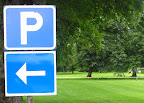My husband Peter and I were pleasantly surprised to see so many signs posted in our honor ;)