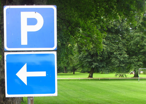 My husband Peter and I were pleasantly surprised to see so many signs posted in our honor ;)